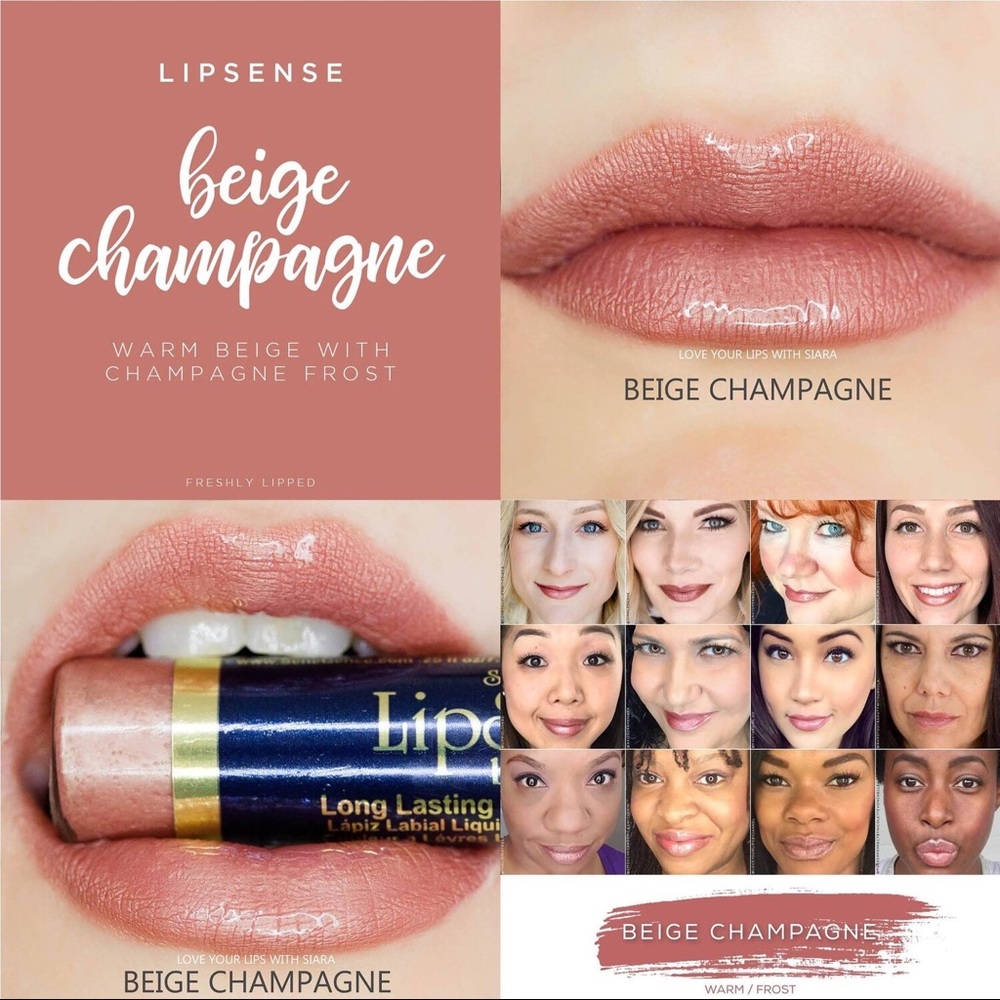 Senegence lipsense beige champagne